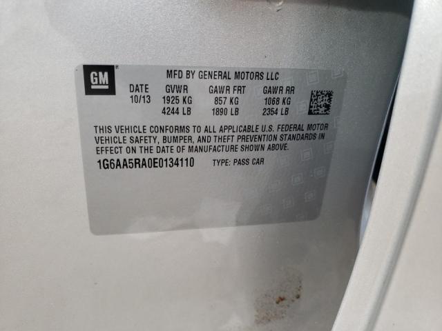 Zdjęcie 10 z aukcji – 2014 CADILLAC ATS z VIN 1G6AA5RA0E0134110