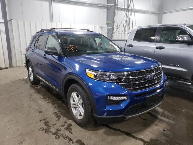 FORD EXPLORER X 2022 with VIN 1FMSK8DH5NGB27077 - Photo from auction