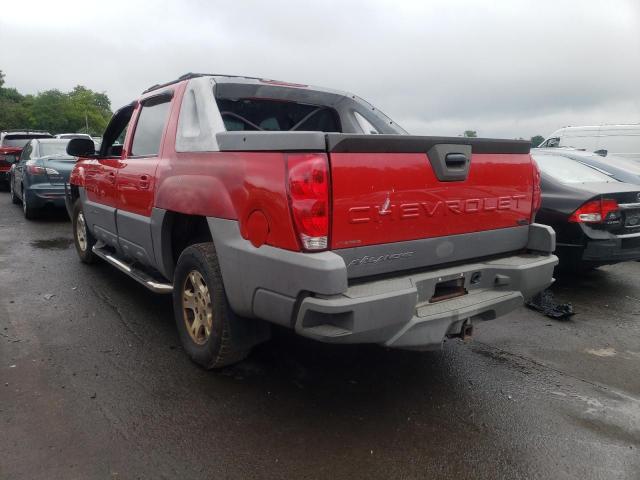 Photo 3 from auction – 2002 CHEVROLET AVALANCHE with VIN 3GNEK13T92G202014