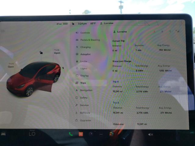 Foto 8 de la subasta – 2021 TESLA MODEL Y con VIN 5YJYGDEE7MF191109