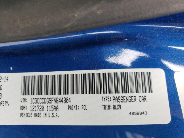 Photo 10 from auction – 2015 CHRYSLER 200 S with VIN 1C3CCCDG9FN644304
