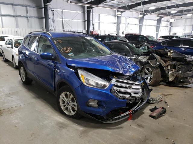 FORD ESCAPE SE 2018 with VIN 1FMCU9GD5JUB13639 - Photo from auction
