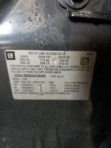 Photo 10 from auction – 2010 CHEVROLET EQUINOX LT with VIN 2CNALDEW6A6348969
