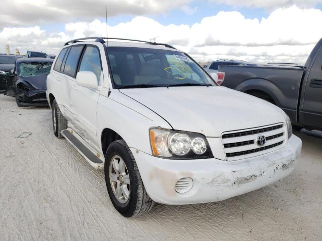 TOYOTA HIGHLANDER 2002 with VIN JTEGF21A020061542 - Photo from auction