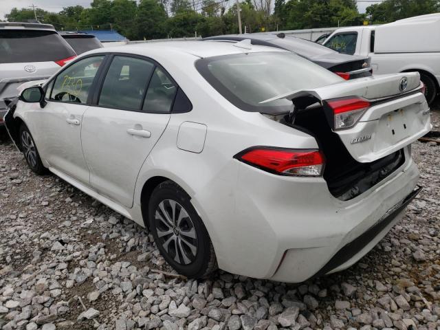 Photo 3 from auction – 2022 TOYOTA COROLLA LE with VIN JTDEAMDE1NJ038385
