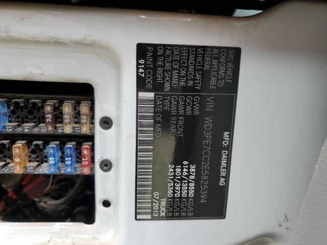 Photo 10 from auction – 2014 MERCEDES-BENZ SPRINTER with VIN WD3PE7CC2E5825394