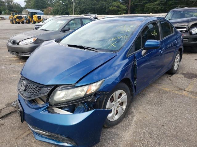 Photo 2 from auction – 2014 HONDA CIVIC LX with VIN 19XFB2F51EE065960