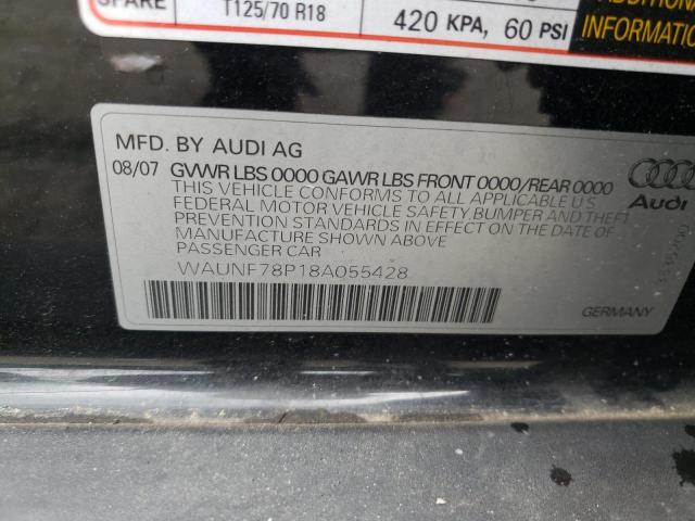 Photo 10 from auction – 2008 AUDI A3 2.0 PRE with VIN WAUNF78P18A055428