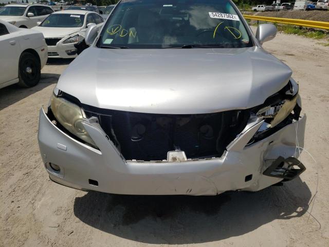 Photo 9 from auction – 2011 LEXUS RX350 with VIN JTJZK1BA3B2410986