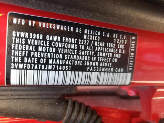 Photo 10 from auction – 2018 VOLKSWAGEN BEETLE S with VIN 3VWFD7AT8JM714051