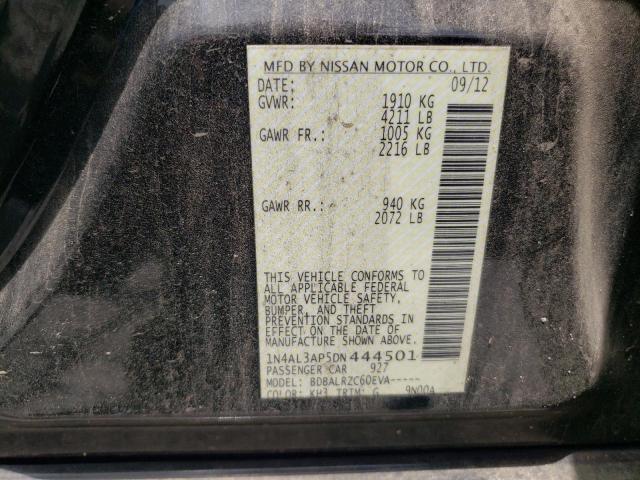 Photo 10 from auction – 2013 NISSAN ALTIMA 2.5 with VIN 1N4AL3AP5DN444501