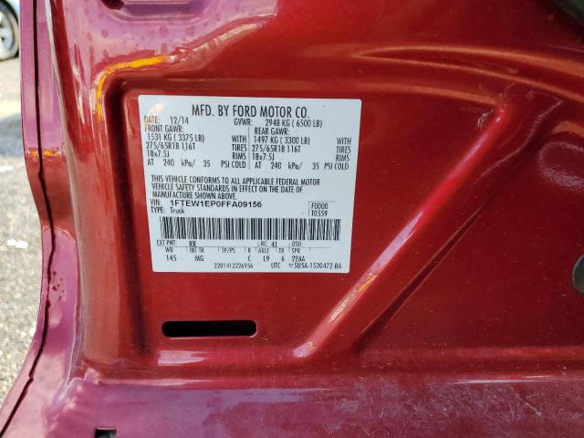 Photo 10 from auction – 2015 FORD F150 SUPER with VIN 1FTEW1EP0FFA09156