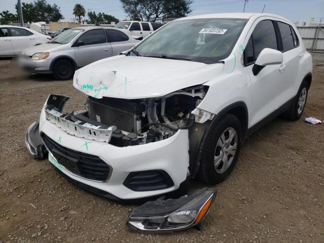 Photo 2 from auction – 2017 CHEVROLET TRAX LS with VIN KL7CJKSB2HB227188