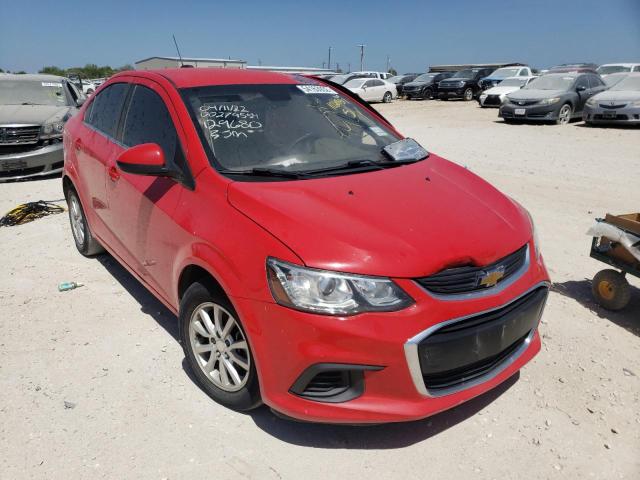 CHEVROLET SONIC LT 2017 with VIN 1G1JD5SH3H4129680 - Photo from auction