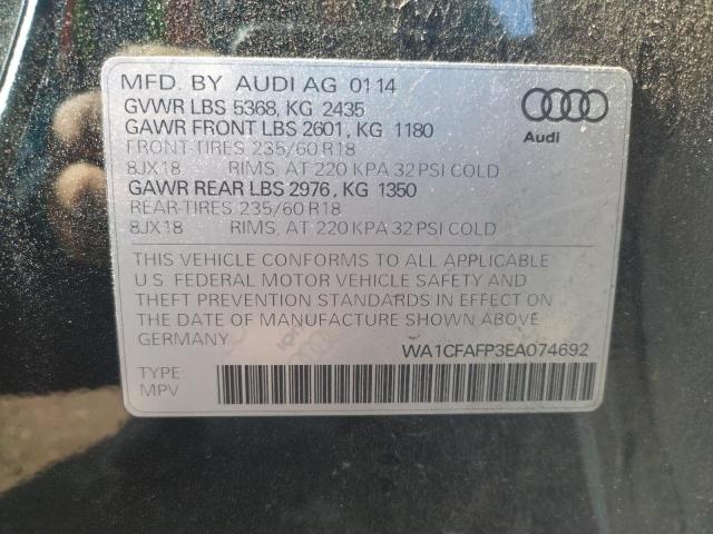Photo 10 from auction – 2014 AUDI Q5 PREMIUM with VIN WA1CFAFP3EA074692