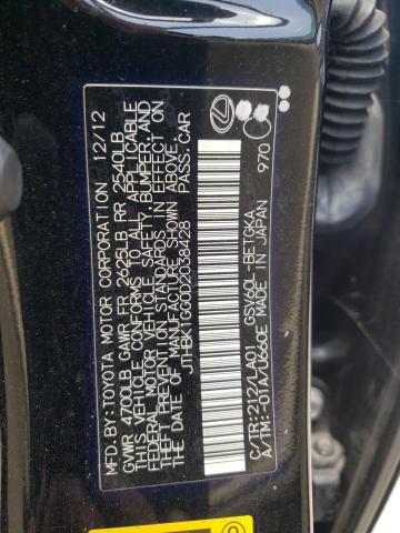 Photo 10 from auction – 2013 LEXUS ES 350 with VIN JTHBK1GG0D2038428