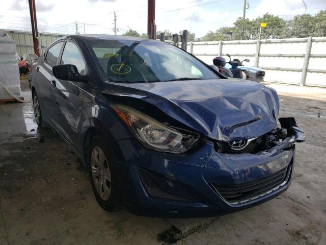 HYUNDAI ELANTRA SE 2016 with VIN 5NPDH4AE9GH770965 - Photo from auction