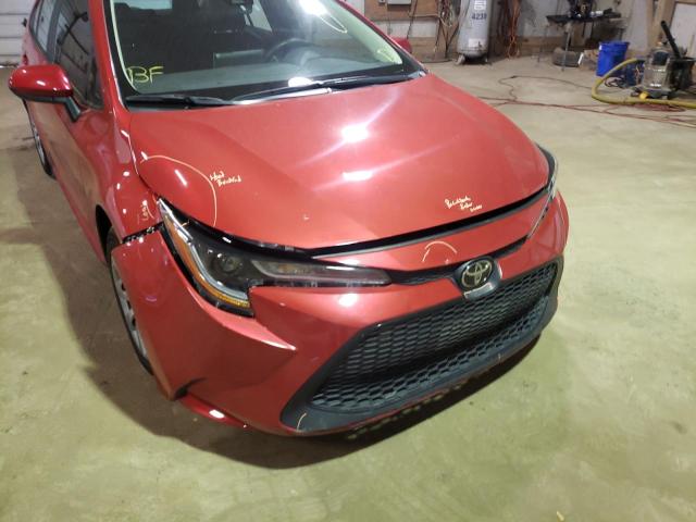 Photo 9 from auction – 2021 TOYOTA COROLLA LE with VIN 5YFEPMAE7MP237289