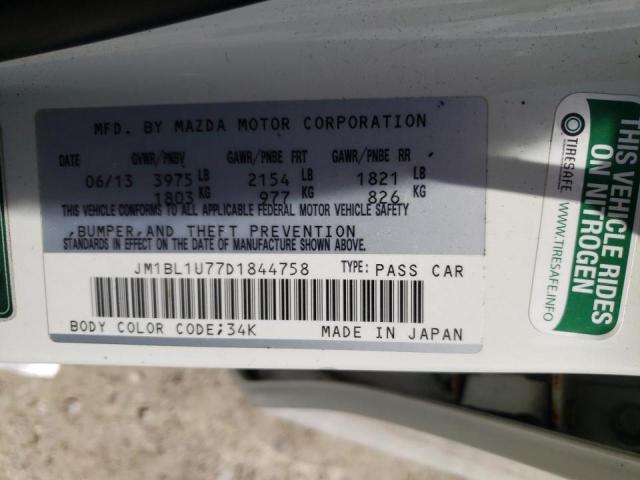 Photo 10 from auction – 2013 MAZDA 3 I with VIN JM1BL1U77D1844758