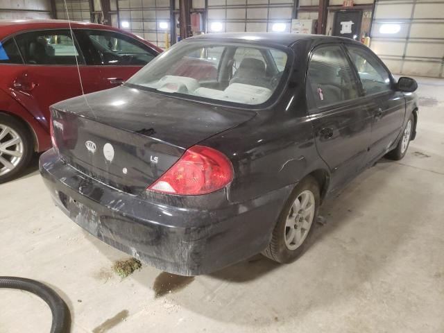 Photo 4 from auction – 2003 KIA SPECTRA BA with VIN KNAFB121535302257