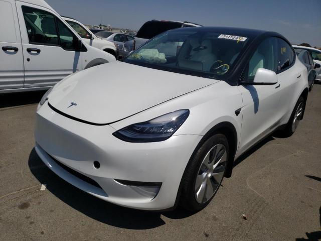Photo 2 from auction – 2022 TESLA MODEL Y with VIN 7SAYGDEE5NF339388