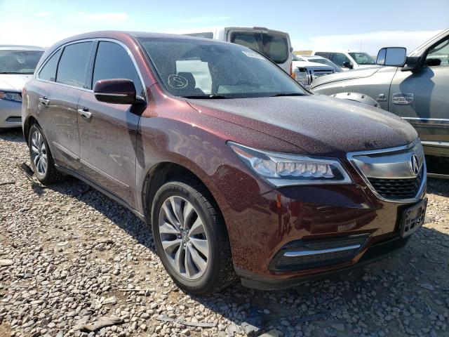 ACURA MDX TECHNO 2016 with VIN 5FRYD4H41GB044010 - Photo from auction