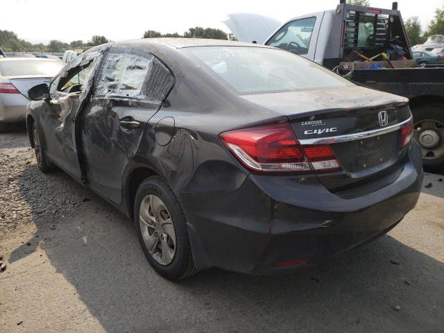 Photo 3 from auction – 2014 HONDA CIVIC LX with VIN 2HGFB2F55EH513803