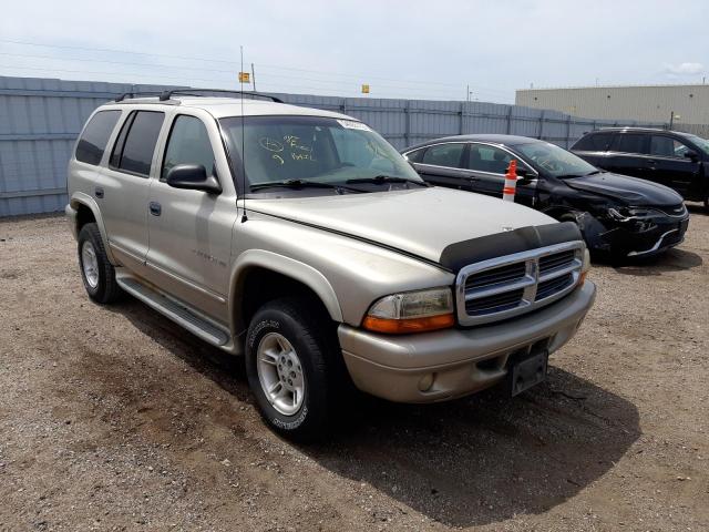 DODGE DURANGO 2001 with VIN 1B4HS28N91F615764 - Photo from auction