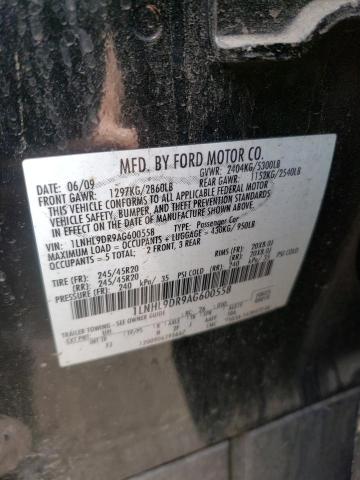 Photo 10 from auction – 2010 LINCOLN MKS with VIN 1LNHL9DR9AG600558