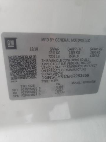 Photo 10 from auction – 2019 CHEVROLET SUBURBAN C with VIN 1GNSCHKC6KR263458