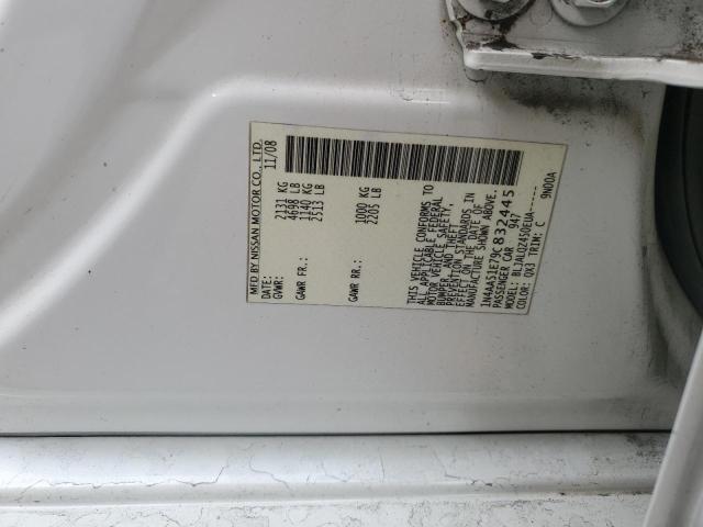 Photo 10 from auction – 2009 NISSAN MAXIMA S with VIN 1N4AA51E79C832445