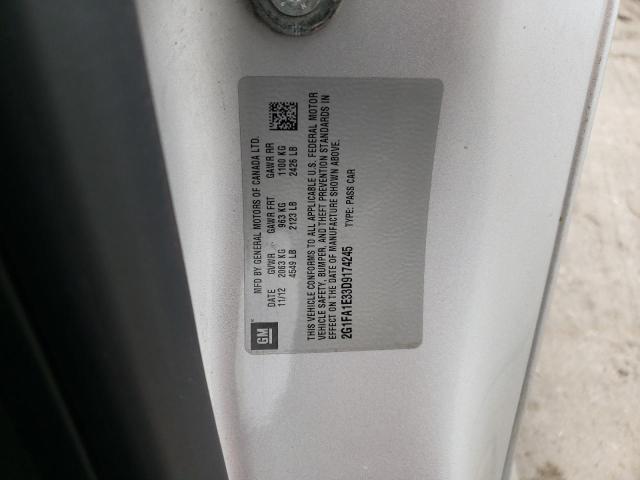 Photo 10 from auction – 2013 CHEVROLET CAMARO LS with VIN 2G1FA1E33D9174245