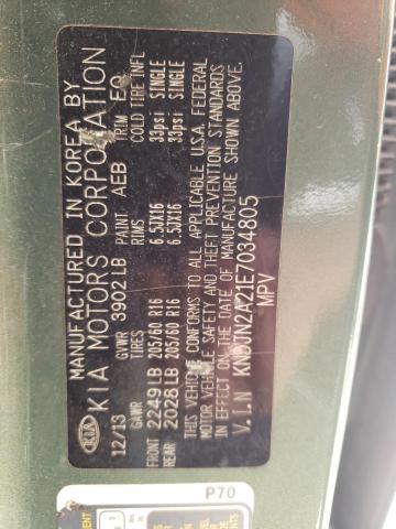 Photo 10 from auction – 2014 KIA SOUL with VIN KNDJN2A21E7034805