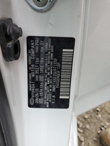 Photo 10 from auction – 2016 HYUNDAI ACCENT SE with VIN KMHCT4AE2GU971358