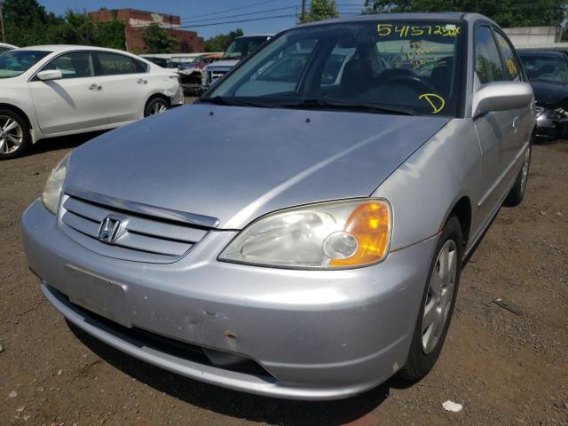 Photo 2 from auction – 2002 HONDA CIVIC EX with VIN 2HGES26702H573741