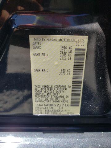 Photo 10 from auction – 2013 NISSAN ALTIMA 2.5 with VIN 1N4AL3AP0DN522716