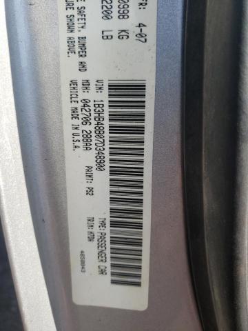 Photo 10 from auction – 2007 DODGE CALIBER SX with VIN 1B3HB48B07D348900