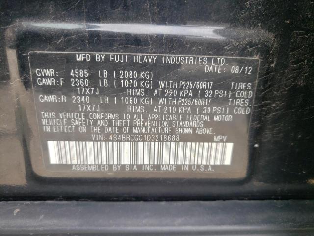 Zdjęcie 10 z aukcji – 2013 SUBARU OUTBACK 2. z VIN 4S4BRCGC1D3218688