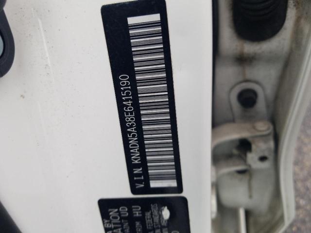 Photo 10 from auction – 2014 KIA RIO EX with VIN KNADN5A38E6415190