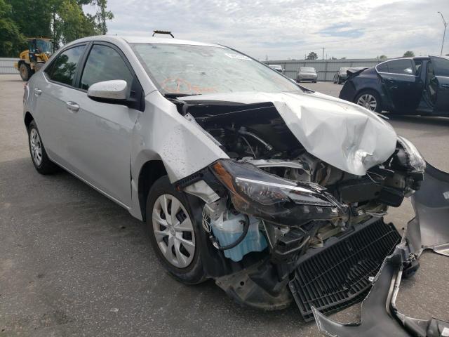 TOYOTA COROLLA L 2019 with VIN 5YFBURHE0KP876528 - Photo from auction