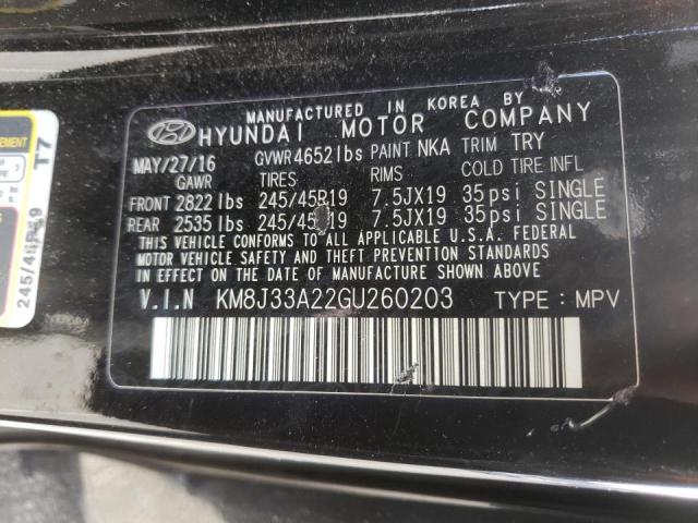 Photo 10 from auction – 2016 HYUNDAI TUCSON LIM with VIN KM8J33A22GU260203