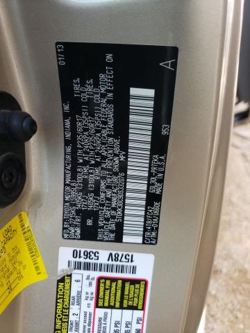 Photo 10 from auction – 2013 TOYOTA SIENNA LE with VIN 5TDKK3DC9DS332076