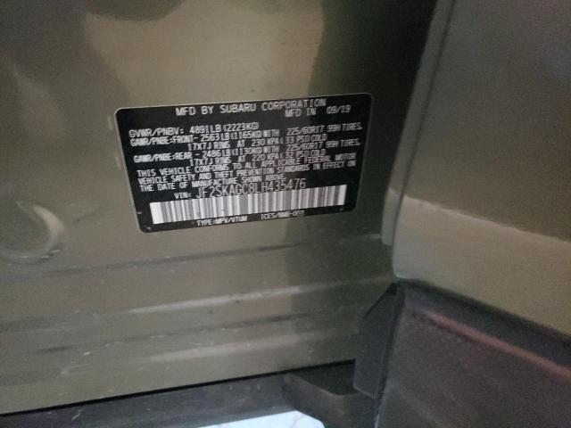 Photo 10 from auction – 2020 SUBARU FORESTER P with VIN JF2SKAGC8LH435476