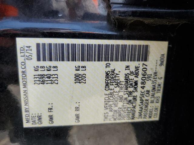 Photo 10 from auction – 2014 NISSAN MAXIMA S with VIN 1N4AA5AP5EC480607