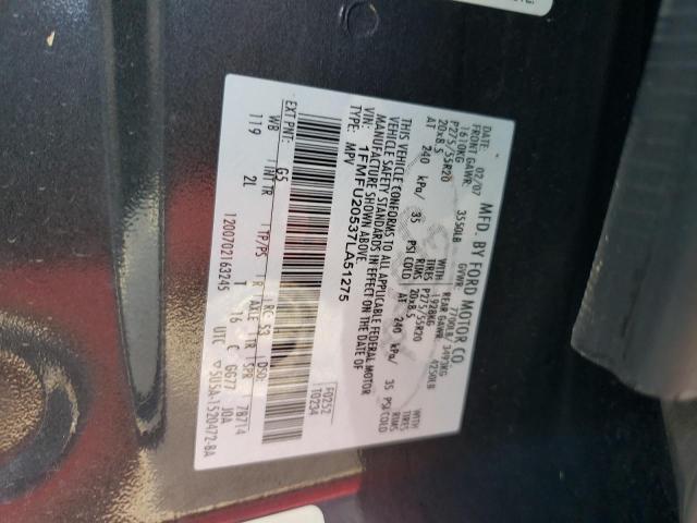 Photo 10 from auction – 2007 FORD EXPEDITION with VIN 1FMFU20537LA51275