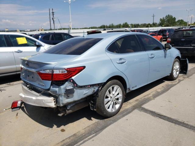 Photo 4 from auction – 2014 LEXUS ES 300H with VIN JTHBW1GG3E2064317
