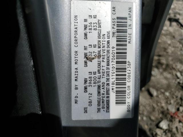 Photo 10 from auction – 2013 MAZDA 3 I with VIN JM1BL1TG1D1706019