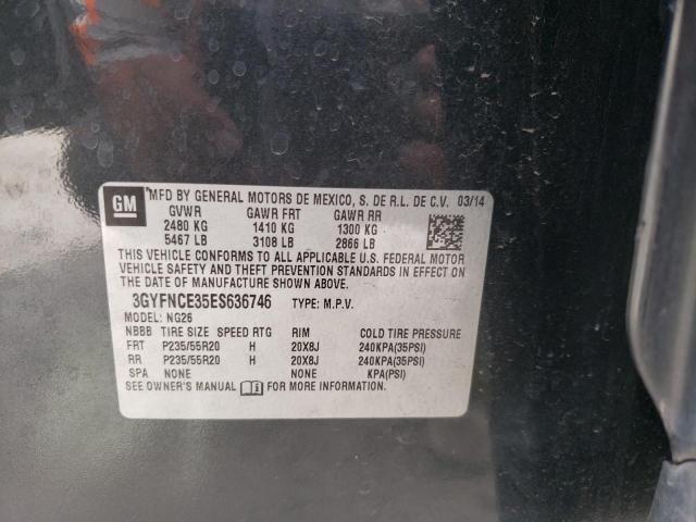Photo 10 from auction – 2014 CADILLAC SRX PERFOR with VIN 3GYFNCE35ES636746