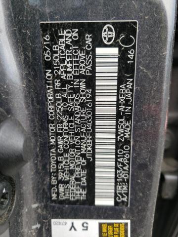 Photo 10 from auction – 2016 TOYOTA PRIUS with VIN JTDKBRFU4G3016194