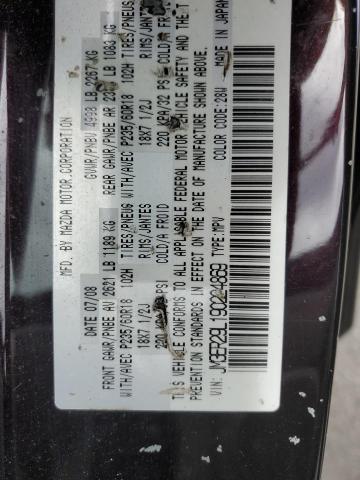 Photo 10 from auction – 2009 MAZDA CX-7 with VIN JM3ER29L190224869